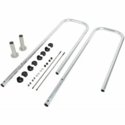 HAILO PROFESSIONAL Hailo Ausstiegsholmbügel Paar Für Steigleitern AHB-L Aus Edelstahl Für Leiterholm 40x20mm