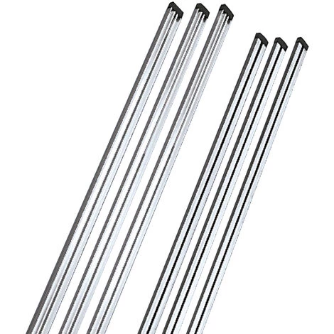 HAILO PROFESSIONAL Hailo Rückenschutz-Senkrechtstäbe 3640mm Lang Aluminium 1 HAILO PROFESSIONAL Hailo Rückenschutz-Senkrechtstäbe 3640mm Lang Aluminium