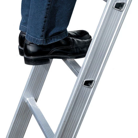 Euroline Premium 30576 Treppenstehleiter 2x6 Sprossen 2 Euroline Premium 30576 Treppenstehleiter 2x6 Sprossen – Bild 2