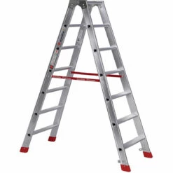 Euroline Premium 30577 Stufenstehleiter 2x7 Stufen