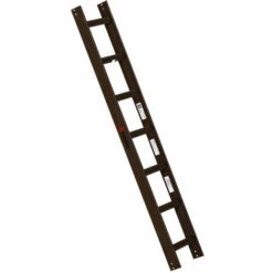 Euroline Premium Kaminkehrerleiter 7 Sprossen RAL8014 Braun