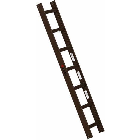 Euroline Premium Kaminkehrerleiter 7 Sprossen RAL8014 Braun 1 Euroline Premium Kaminkehrerleiter 7 Sprossen RAL8014 Braun