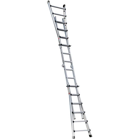 Euroline Premium 31601 Vario-Klappleiter 4x6 Sprossen 2 Euroline Premium 31601 Vario-Klappleiter 4x6 Sprossen – Bild 2
