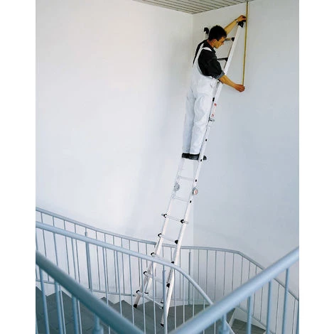 Euroline Premium 31601 Vario-Klappleiter 4x6 Sprossen 4 Euroline Premium 31601 Vario-Klappleiter 4x6 Sprossen – Bild 4