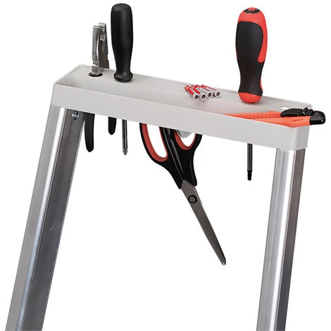 Euroline 22577 Stufenstehleiter Mit Sicherheitsbrücke 7 Stufen 2 Euroline 22577 Stufenstehleiter Mit Sicherheitsbrücke 7 Stufen – Bild 2