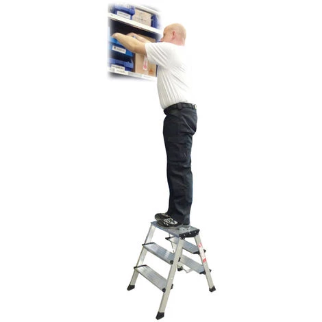 Euroline 20578 Klapptritt 2x3 Stufen 3 Euroline 20578 Klapptritt 2x3 Stufen – Bild 3