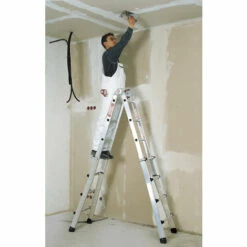 Euroline Premium 31601 Vario-Klappleiter 4x5 Sprossen 6 Euroline Premium 31601 Vario-Klappleiter 4x5 Sprossen -Leitern Verkaufsladen 16941997 3