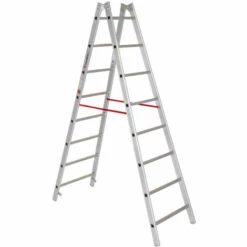 Euroline 205 Sprossenstehleiter 2x8 Sprossen