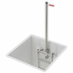 HAILO PROFESSIONAL Hailo Einholm- Einstiegshilfe Versenkbar 44x44mm Typ 200 Edelstahl 1.4571/ASTM316ti