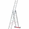 Euroline Premium 30778 Mehrzweckleiter 3-teilig 3x8 Sprossen
