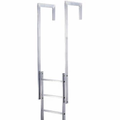 Euroline Ausstiegsholm Abgewinkelt Aluminium Eloxiert