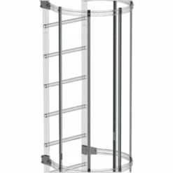 Euroline Rückenschutzstrebe 3000mm Aluminium Blank