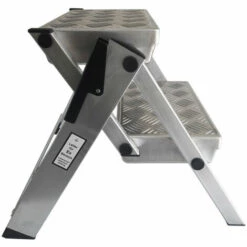 WETEC Sicherheitstritt, Anzahl Stufen 2, 2,45 M