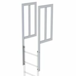 G&UUML;NZBURGER STEIGTECHNIK Günzburger Ausstiegsholm Mit Geländeransatz Stahl Verzinkt