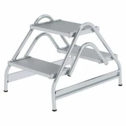 GÜNZBURGER STEIGTECHNIK Günzburger Aluminium Arbeitspodest 2x2 Stufen
