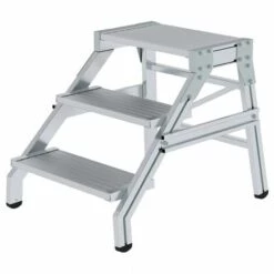 G&UUML;NZBURGER STEIGTECHNIK Günzburger Aluminium Montagetritt Starr 3 Stufen