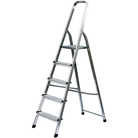 GÜNZBURGER STEIGTECHNIK Günzburger Standard Haushaltsleiter 5 Stufen 1 GÜNZBURGER STEIGTECHNIK Günzburger Standard Haushaltsleiter 5 Stufen