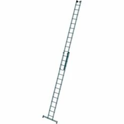 G&UUML;NZBURGER STEIGTECHNIK Günzburger Schiebeleiter Mit Traverse 2x13 Sprossen