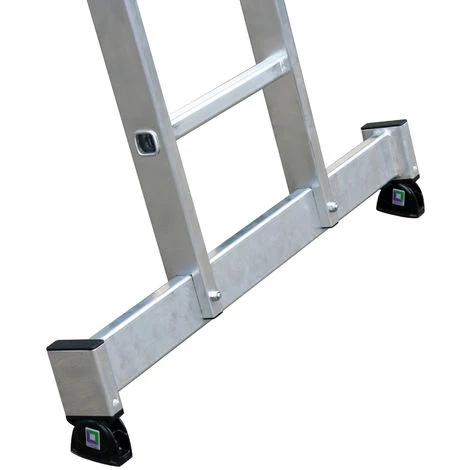 GÜNZBURGER STEIGTECHNIK Günzburger Mehrzweckleiter Mit Nivello® Traverse 3x12 Sprossen 3 GÜNZBURGER STEIGTECHNIK Günzburger Mehrzweckleiter Mit Nivello® Traverse 3x12 Sprossen – Bild 3