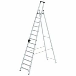 G&UUML;NZBURGER STEIGTECHNIK Günzburger Stehleiter Mit Ergo-pad 14 Stufen