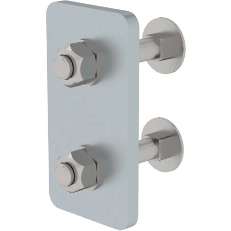 GÜNZBURGER STEIGTECHNIK Günzburger Schienenbefestigung Für Leitersprossen Edelstahl 1 GÜNZBURGER STEIGTECHNIK Günzburger Schienenbefestigung Für Leitersprossen Edelstahl