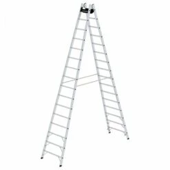 G&UUML;NZBURGER STEIGTECHNIK Günzburger Sprossenstehleiter 2x16 Sprossen