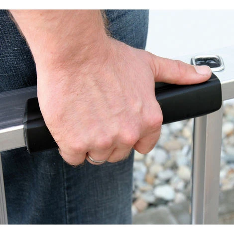 GÜNZBURGER STEIGTECHNIK Günzburger Stufenanlegeleiter Mit Ergo-Pad 6 Stufen 3 GÜNZBURGER STEIGTECHNIK Günzburger Stufenanlegeleiter Mit Ergo-Pad 6 Stufen – Bild 3