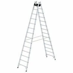 G&UUML;NZBURGER STEIGTECHNIK Günzburger Sprossenstehleiter 2x14 Sprossen
