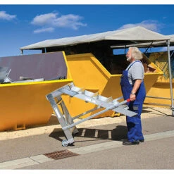 G&UUML;NZBURGER STEIGTECHNIK Günzburger Arbeitspodest Fahrbar Aluminium Geriffelt 800mm Stufenbreite 2 Stufen -Leitern Verkaufsladen 17402635 3