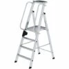 G&UUML;NZBURGER STEIGTECHNIK Günzburger Aluminium-Stehleiter 4 Stufen