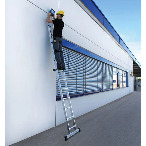 GÜNZBURGER STEIGTECHNIK Günzburger Anlegeleiter Mit Traverse 18 Sprossen 2 GÜNZBURGER STEIGTECHNIK Günzburger Anlegeleiter Mit Traverse 18 Sprossen – Bild 2