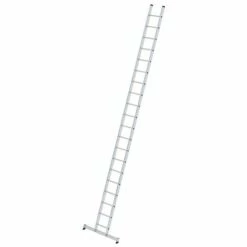 G&UUML;NZBURGER STEIGTECHNIK Günzburger Anlegeleiter Mit Nivello-Traverse 20 Sprossen