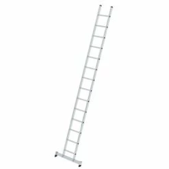 G&UUML;NZBURGER STEIGTECHNIK Günzburger Anlegeleiter Mit Nivello-Traverse 14 Sprossen