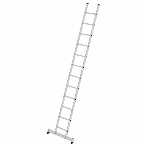 GÜNZBURGER STEIGTECHNIK Günzburger Anlegeleiter Mit Nivello-Traverse 12 Sprossen 1 GÜNZBURGER STEIGTECHNIK Günzburger Anlegeleiter Mit Nivello-Traverse 12 Sprossen