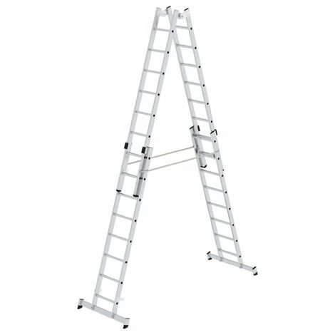 GÜNZBURGER STEIGTECHNIK Günzburger Stehleiter Mit Nivello-Traverse 4x8 Sprossen 1 GÜNZBURGER STEIGTECHNIK Günzburger Stehleiter Mit Nivello-Traverse 4x8 Sprossen