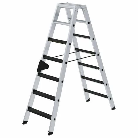GÜNZBURGER STEIGTECHNIK Günzburger Stehleiter Beidseitig Begehbar Mit Clip-step R13 250kg 7 Stufen 1 GÜNZBURGER STEIGTECHNIK Günzburger Stehleiter Beidseitig Begehbar Mit Clip-step R13 250kg 7 Stufen