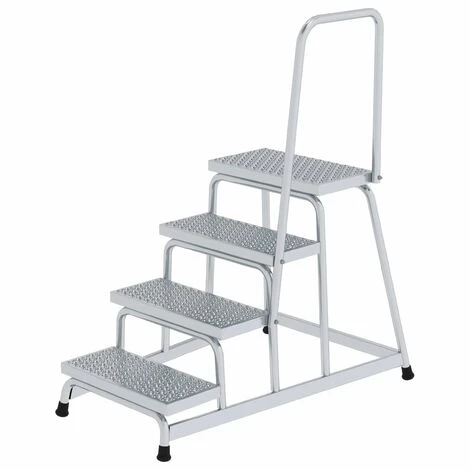 GÜNZBURGER STEIGTECHNIK Günzburger Arbeitspodest R13 Starr Mit Handlauf 4 Stufen 1 GÜNZBURGER STEIGTECHNIK Günzburger Arbeitspodest R13 Starr Mit Handlauf 4 Stufen