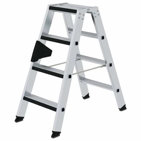 GÜNZBURGER STEIGTECHNIK Günzburger Stehleiter Beidseitig Begehbar Mit Relax-step 2x4 Stufen 1 GÜNZBURGER STEIGTECHNIK Günzburger Stehleiter Beidseitig Begehbar Mit Relax-step 2x4 Stufen