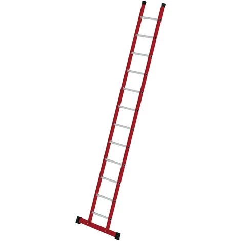 GÜNZBURGER STEIGTECHNIK Günzburger Kunststoff-Anlegeleiter Mit Standardtraverse 12 Sprossen 1 GÜNZBURGER STEIGTECHNIK Günzburger Kunststoff-Anlegeleiter Mit Standardtraverse 12 Sprossen