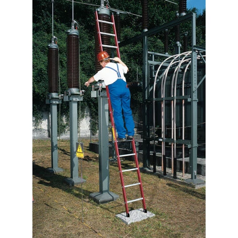 GÜNZBURGER STEIGTECHNIK Günzburger Kunststoff-Anlegeleiter 10 Sprossen 2 GÜNZBURGER STEIGTECHNIK Günzburger Kunststoff-Anlegeleiter 10 Sprossen – Bild 2