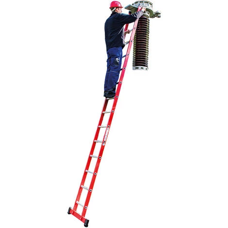 GÜNZBURGER STEIGTECHNIK Günzburger Kunststoff-Anlegeleiter Mit Standardtraverse 14 Sprossen 3 GÜNZBURGER STEIGTECHNIK Günzburger Kunststoff-Anlegeleiter Mit Standardtraverse 14 Sprossen – Bild 3