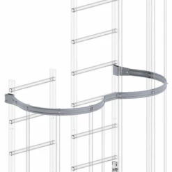 G&UUML;NZBURGER STEIGTECHNIK Günzburger Rückenschutzbügel Versetzte Ausführung Aluminium