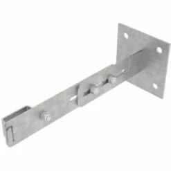 G&UUML;NZBURGER STEIGTECHNIK Günzburger Verstellbare Wandhalter Mit Klemmbügel Edelstahl Wandabstand 275-375mm