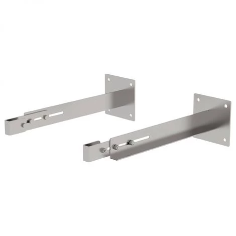 GÜNZBURGER STEIGTECHNIK Günzburger Sonderwandhalter Stahl Verzinkt Wandabstand 600-700mm 2 Stück 1 GÜNZBURGER STEIGTECHNIK Günzburger Sonderwandhalter Stahl Verzinkt Wandabstand 600-700mm 2 Stück