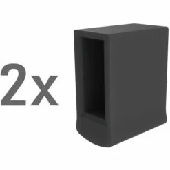 G&UUML;NZBURGER STEIGTECHNIK Günzburger Außenschuh Für Traverse 58x25mm 2 Stück