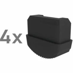 G&UUML;NZBURGER STEIGTECHNIK Günzburger Innenschuh Für Podestleiter 59x26mm 4 Stück