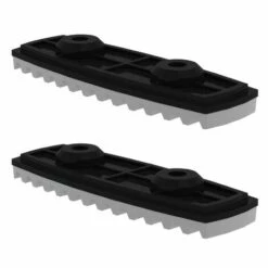 G&UUML;NZBURGER STEIGTECHNIK Günzburger Nivello 2019 Fußplatte Glatte Untergründe Holm 85/98mm 2 Stück