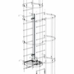 G&UUML;NZBURGER STEIGTECHNIK Günzburger Sicherungsstrebe Für Versetzte Ausführung Stahl Verzinkt