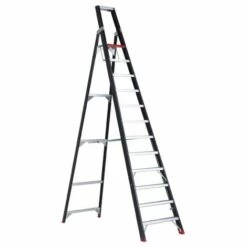 Altrex Taurus Einseitig Begehbare Stufenstehleiter TGB 12 Stufen