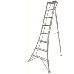 Niwaki Aluminium 3-Holm-Gartenleiter Silber 240 Cm